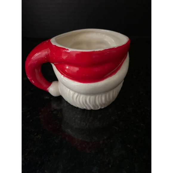 Vintage 2.75" Ceramic  Santa Claus Christmas Mug Cup Japan - Picture 3 of 7